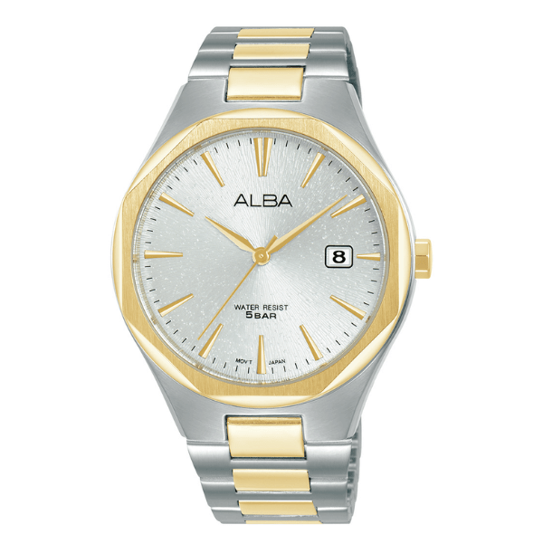 Alba Prestige AS9U52X Silver Dial Stainless Steel Quartz Men Watch