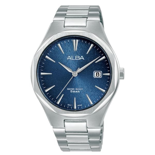 Alba Prestige AS9U57X Blue Dial Stainless Steel Quartz Men Watch