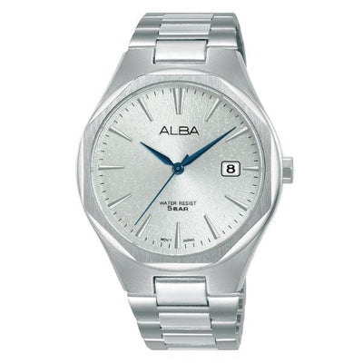 Alba Prestige AS9U61X White Dial Stainless Steel Quartz Men Watch