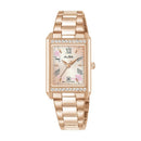 Alba SIGNA AH7EZ8X1 Analog Rose Gold Dial Stainless Steel Women Watch
