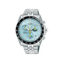 Alba Sign A AX7031X Quartz Chronograph Tachymeter Aqua Mint Men Watch