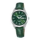 Alba Prestige AN8125X1 Green Dial Leather Strap Quartz Women Watch