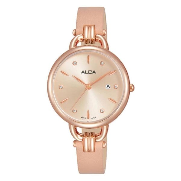 Alba Fashion AH7Q42X Analog Leather Strap Women Watch Malaysia