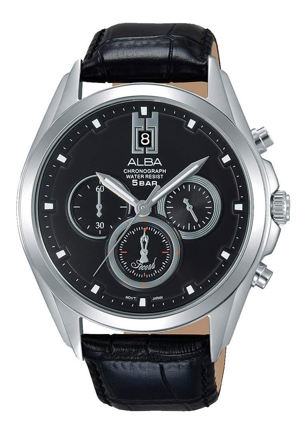 Alba Prestige AT3B03X Analog Leather Men Watch Malaysia