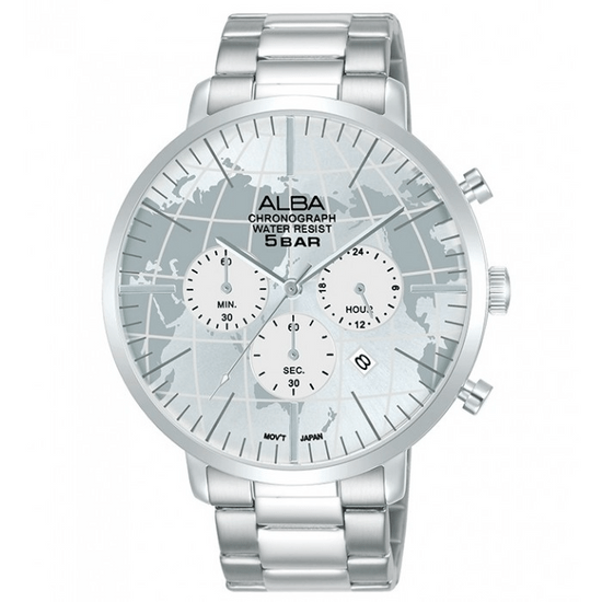 Alba Prestige AT3G75X Quartz Stainless Steel Men Watch Malaysia