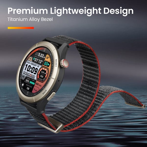 Amazfit Cheetah Pro Premium Running Smartwatch Lightweight Design