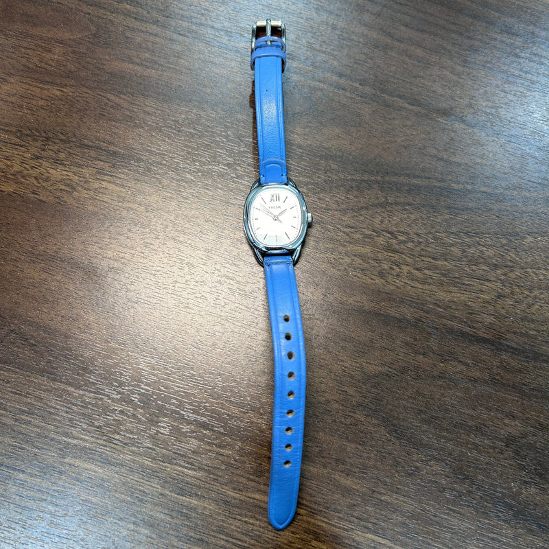 [Pre-Owned] Fossil ES3604 Blue Leather Quartz Women Watch