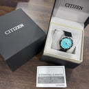 [Pre-Owned] Citizen Eco-Drive AW1760-14X Turquoise Blue Men Watch