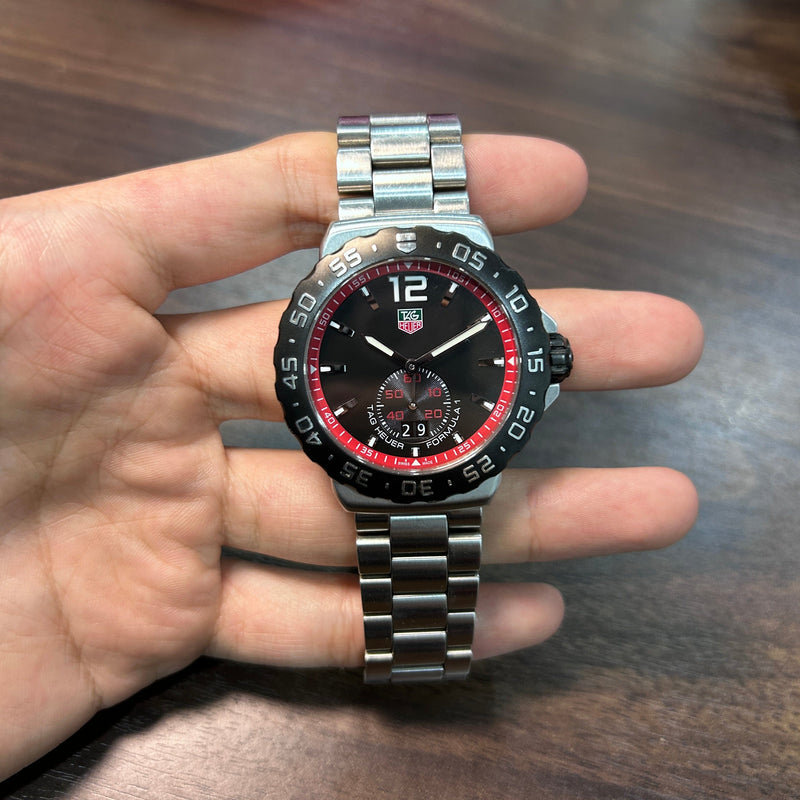 [Pre-Owned] Tag Heuer Formula 1 Grande Date Quartz Steel Men Watch