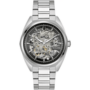 Bulova Surveyor 96A293 Full Skeleton Stainless Steel Automatic Men Watch
