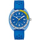 Bulova Snorkel 98B445 Blue Tang Fish Rubber Strap Quartz Men Watch