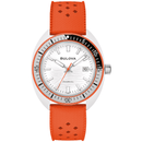 Bulova Snorkel 98B448 Clownfish Orange Rubber Strap Quartz Men Watch