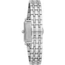 Bulova Sutton 96P245 Square Stainless Steel Blue Quartz Women Watch