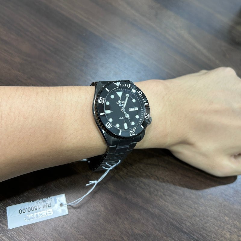 [Seiko Mod] Seiko 5 Sports All Black Submariner Automatic Men Watch