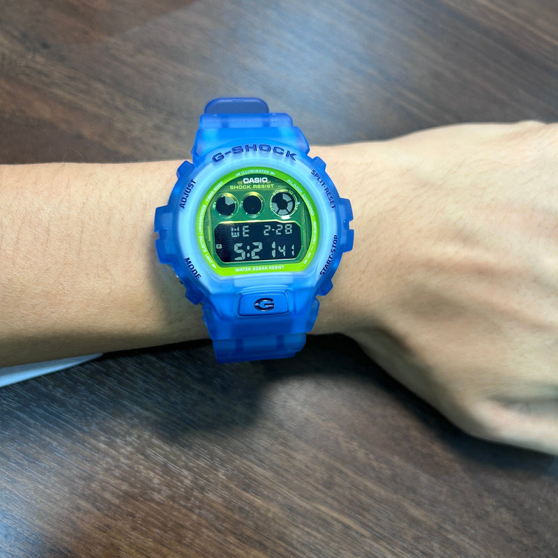 [Pre-Owned] Casio G-Shock DW-6900LS-2PRE Special Edition Blue Jelly Men Watch