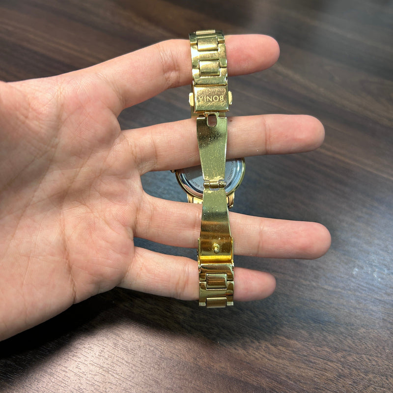 [Pre-Owned] Bonia Sapphire Gold Quartz Women Watch