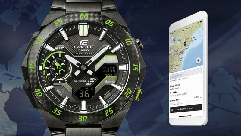 Edifice ECB-2200RC-1A3 Smartphone Link