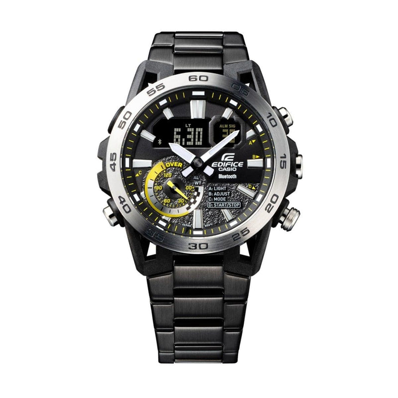 Casio Edifice ECB-40DC-1A Sospensione Black Steel Men Watch Malaysia