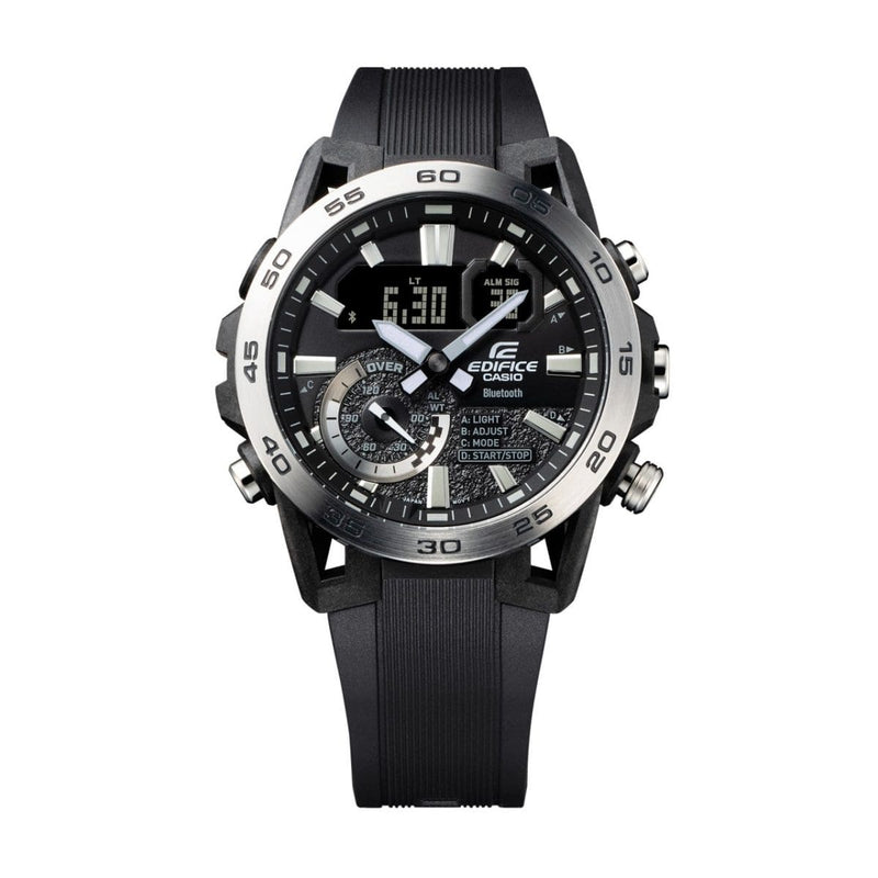 Casio Edifice ECB-40P-1A Sospensione Black & SIlver Men Watch Malaysia