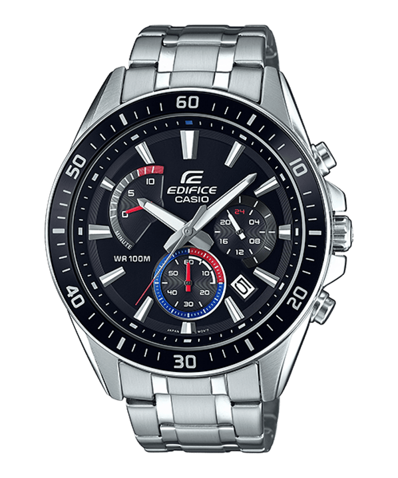 Casio EDIFICE EFR-552D-1A3V Chronograph Black Steel Men Watch Malaysia