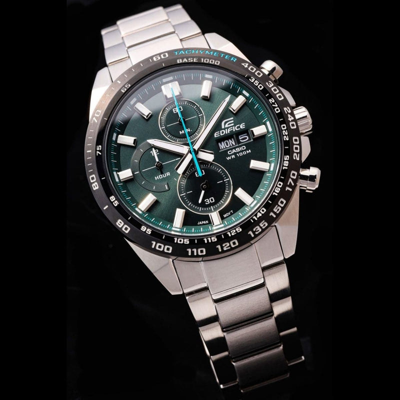 Casio Edifice EFR-574DB-3AV Chronograph Green Steel Men Watch Malaysia