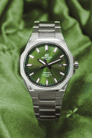 Casio Edifice EFR-S108D-3AV Sapphire Crystal Green Men Watch Malaysia 