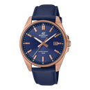 Casio Edifice EFV-150CL-2AV Men Watch Blue Leather Quartz Men Watch