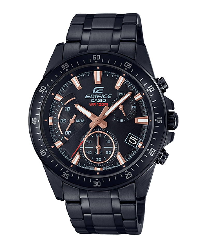 Casio Edifice EFV-540DC-1BV Chronograph Black Steel Men Watch Malaysia