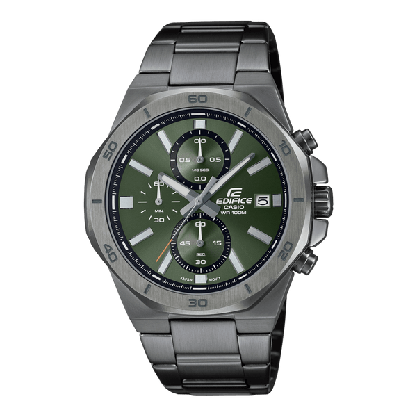 Casio Edifice Sport Chronograph EFV-640DC-3A Stainless Steel Watch 