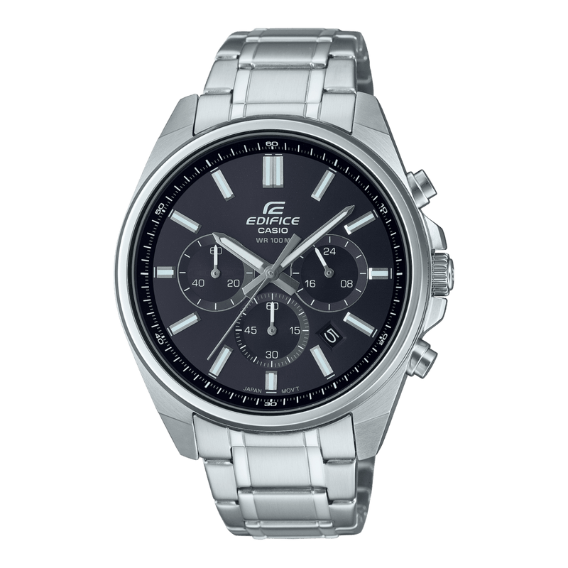 Casio Edifice EFV-650D-1AV Chronograph Black Stainless Steel Men Watch