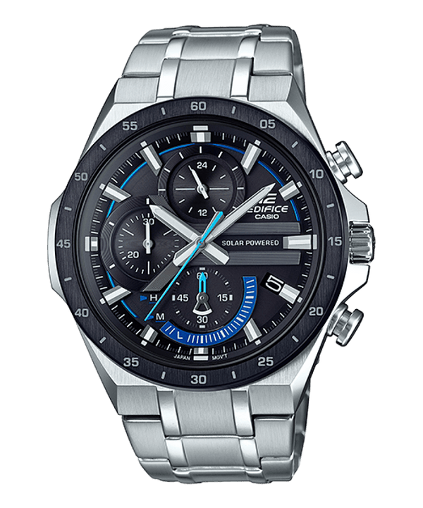 Casio Edifice EQS-920DB-1BV Solar Powered Chronograph Black Men Watch