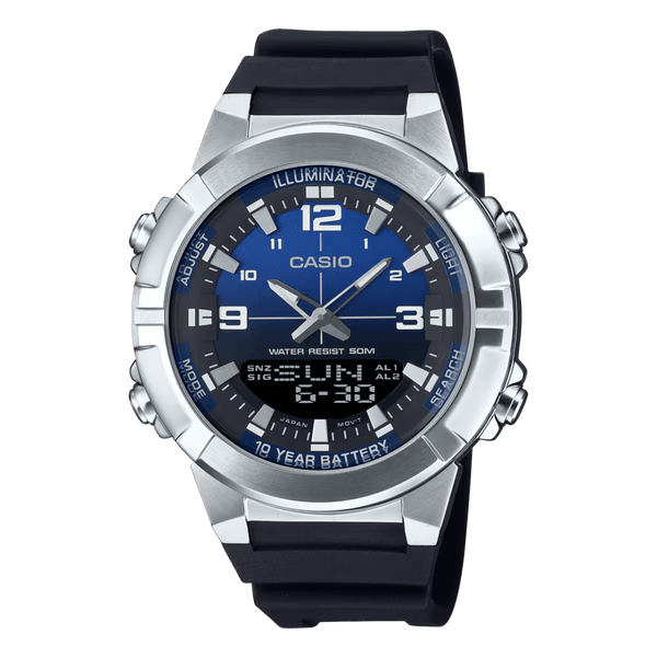 Casio Enticer AMW-870A-2A Analog-Digital Black Resin Men Watch