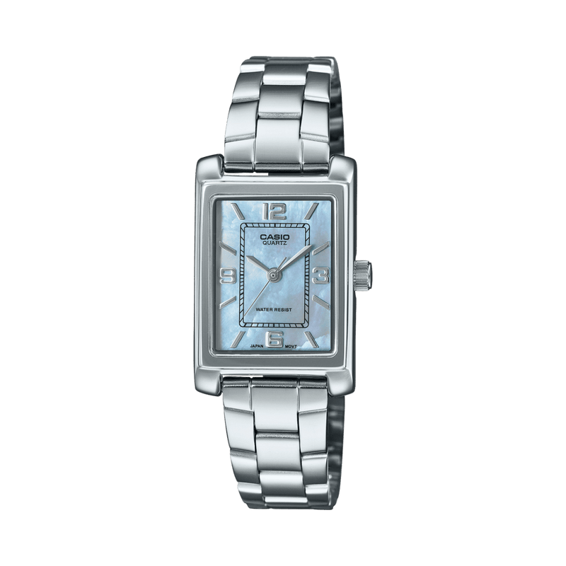 Casio Enticer LTP-1234DS-2A Blue Stainless Steel Women Watch Malaysia