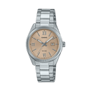 Casio Enticer LTP-1302DD-4A2V Stainless Steel Beige Dial Women Watch 