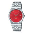 Casio Enticer MTP-B145D-4A2V Red Stainless Steel Unisex Watch
