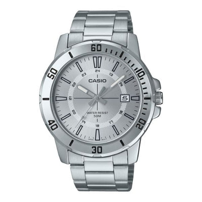 Casio Enticer MTP-VD01D-7CV Stainless Steel Men Dress Watch