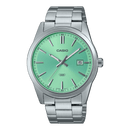 Casio Enticer MTP-VD03D-3A1 Light Green Stainless Steel Men Watch