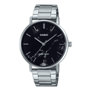 Casio Enticer MTP-VT01DM-1A Black Dial Stainless Steel Men Watch 