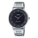 Casio Enticer MTP-VT04D-1E Black Dial Stainless Steel Men Watch