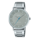 Casio Enticer MTP-VT04D-8E Green Dial Stainless Steel Men Watch