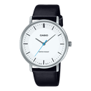 Casio Enticer MTP-VT04L-7E White Dial Leather Strap Men Watch Malaysia