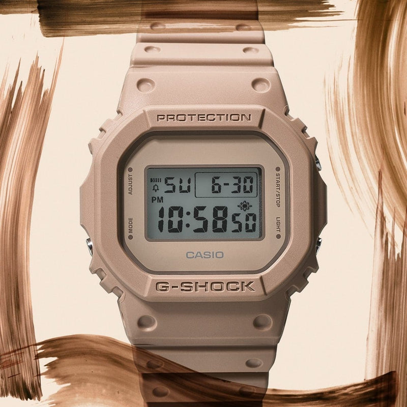 Casio G-Shock DW-5600NC-5D Beige Dial & Strap Resin Men Watch Malaysia