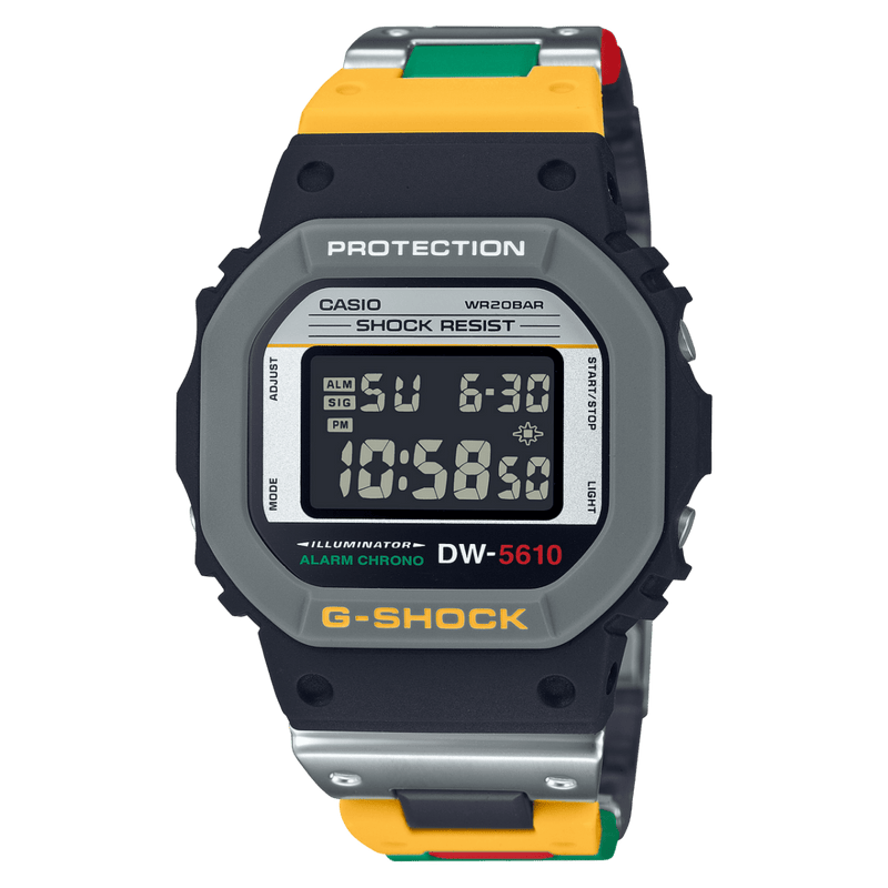 Casio G-Shock DW-5610MT-1D Multicolour Resin Strap Men Watch Malaysia 