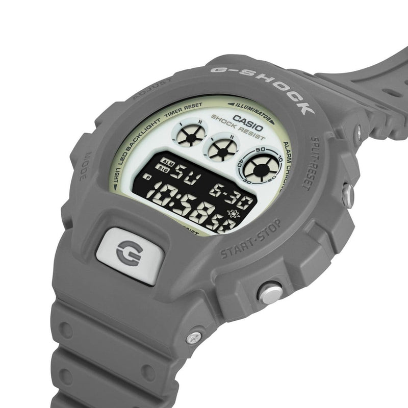 Casio G-Shock DW-6900HD-8D Green Luminous Dial Resin Strap Men Watch