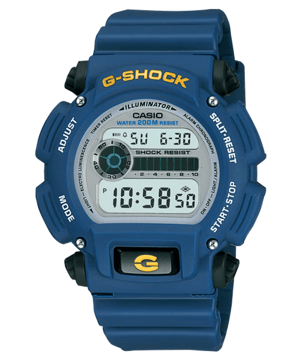 Casio G-Shock DW-9052-2V Blue Resin Round Digital Men Watch