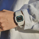 Casio G-Shock DW-B5600SF-7D White Resin Strap Square Men Watch 