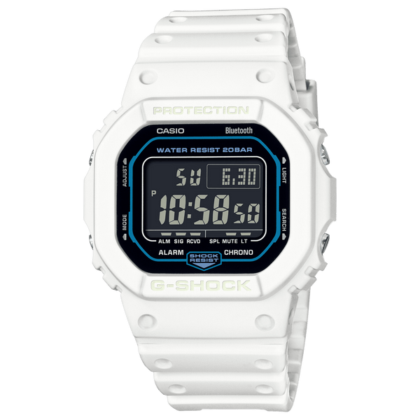 Casio G-Shock DW-B5600SF-7D White Resin Strap Square Men Watch 