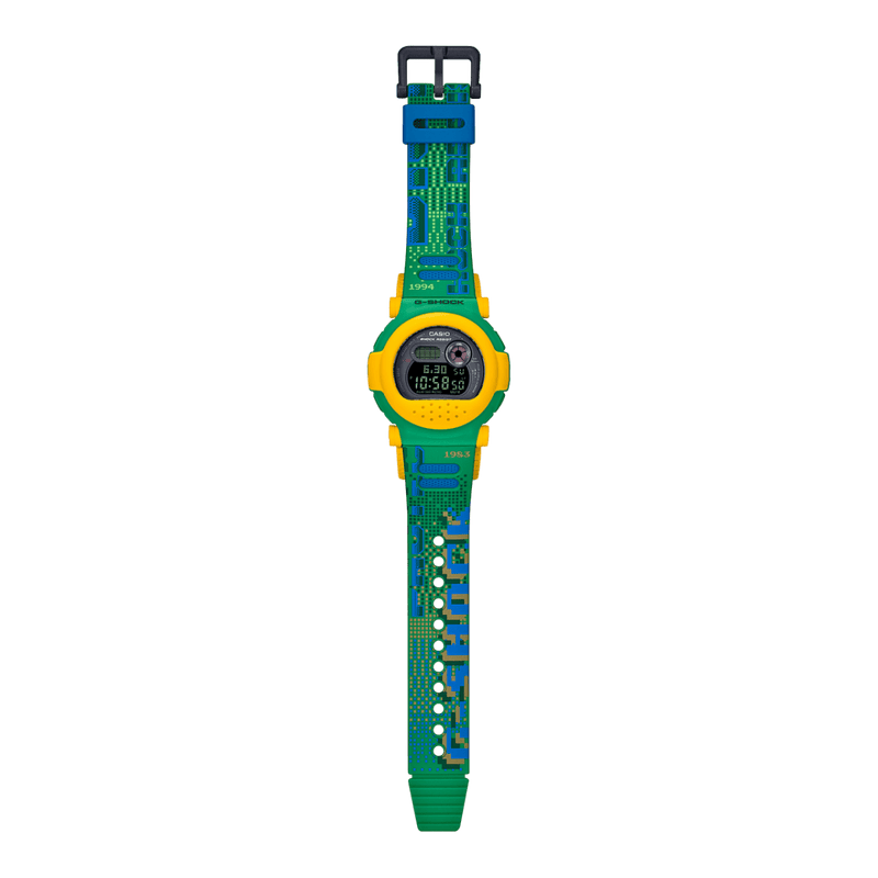 Casio G-Shock G-B001RG-3D Green & Yellow Resin Strap Men Watch