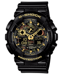Casio G-Shock GA-100CF-1A9 Camo Dial Black Resin Strap Men Watch 
