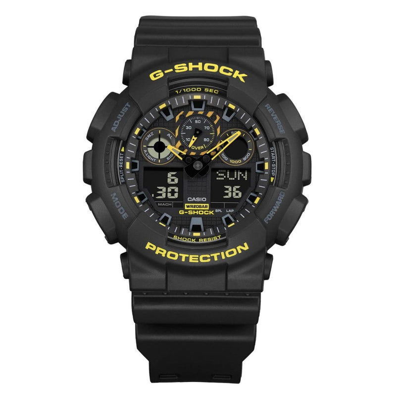 Casio G-Shock GA-100CY-1A Analog-Digital Black Resin Strap Men Watch 